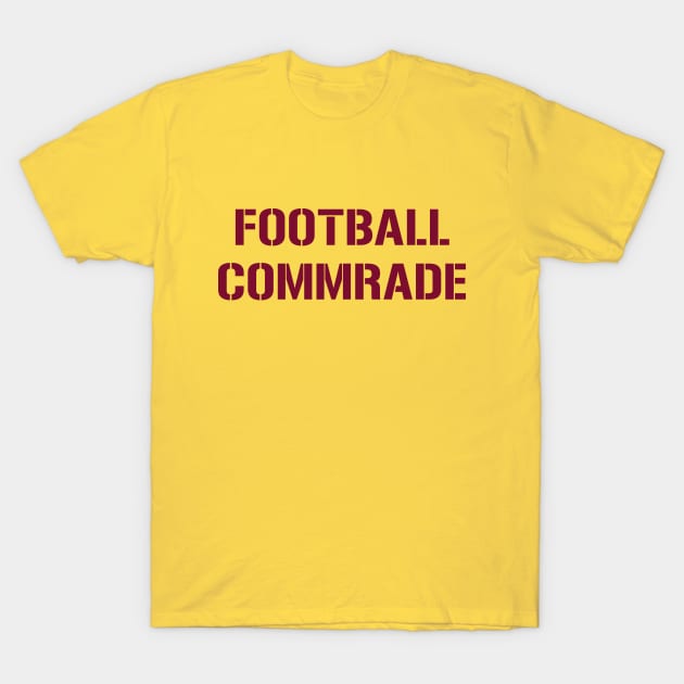 Football Commrade - Yellow T-Shirt by KFig21